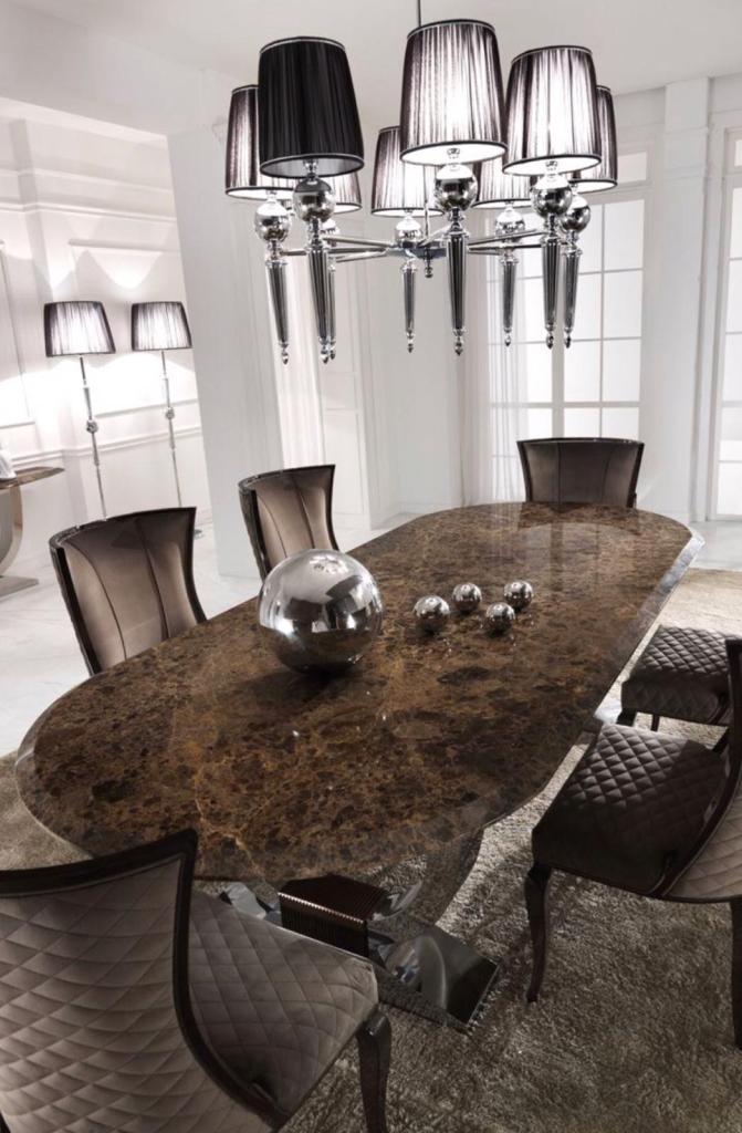 Mermer Yemek Masası